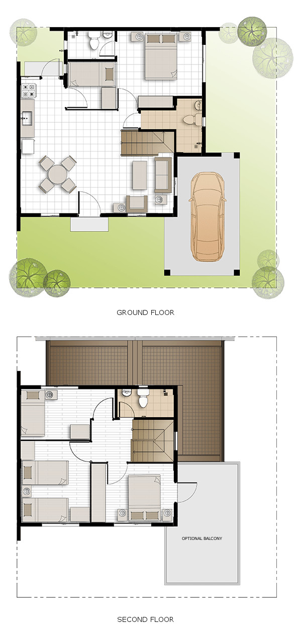 Ella Floor Plan House and Lot in Cebu