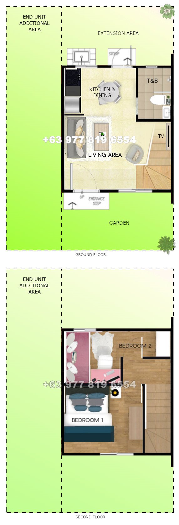 Arielle Floor Plan House and Lot in Cebu